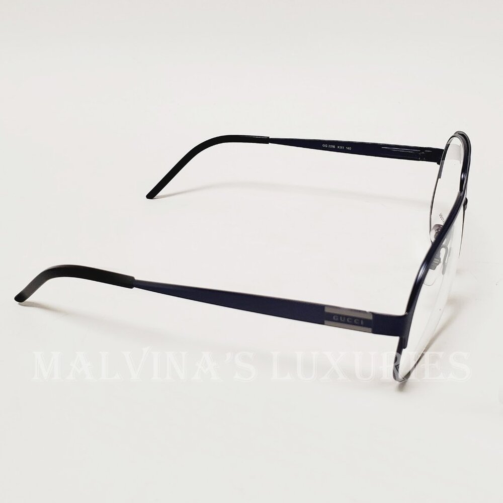 GUCCI EYEGLASSES OPTICAL LENS AVIATOR METAL FRAME GG 2216 - Picture 5 of 12